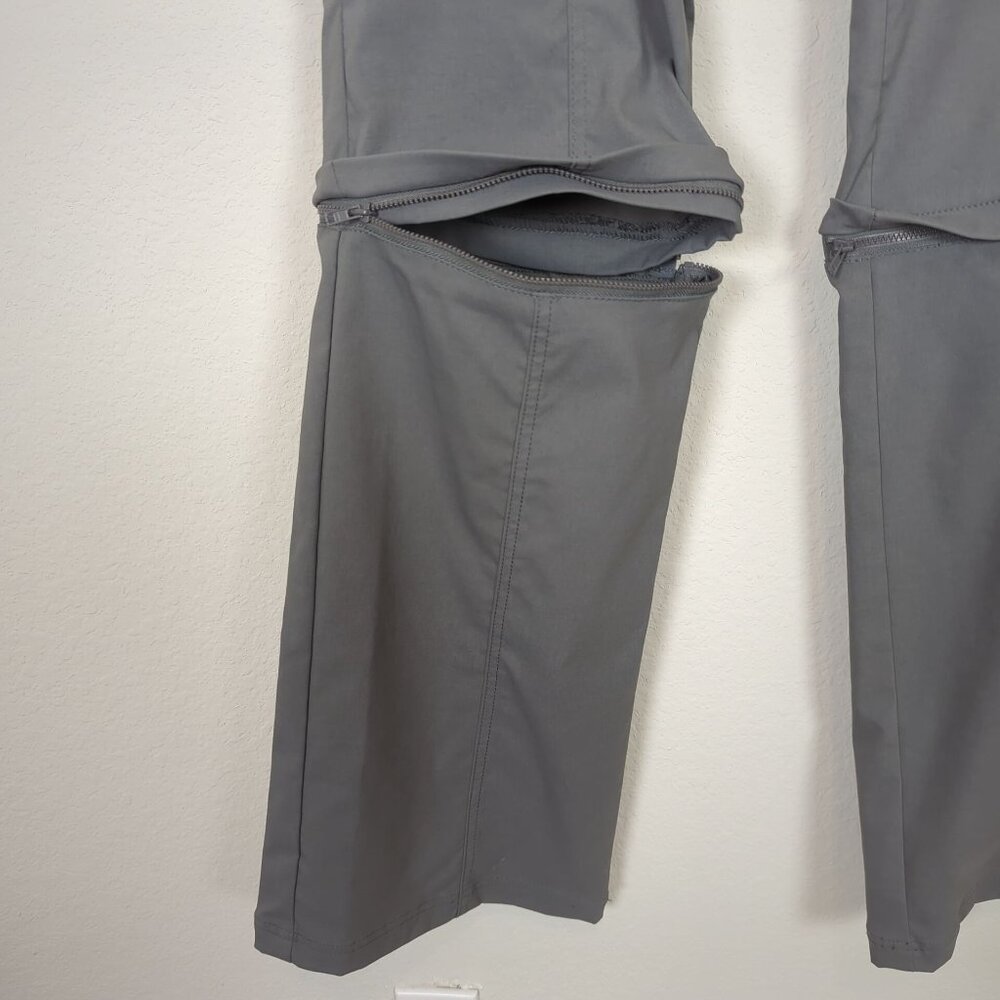 Prana Women’s Monarch Convertible Gray Hiking Outdoor Pants or Shorts sz 14 - Picture 7 of 16